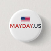 MAYDAY Supporter Button (Voorkant)