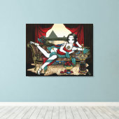 "Mayet" La déesse égyptienne enveloppée toile Impr (Insitu (Plancher de Bois))