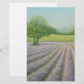 Mayfield Lavender in Bloom Basic Stationery Briefpapier (Voorkant / Achterkant)