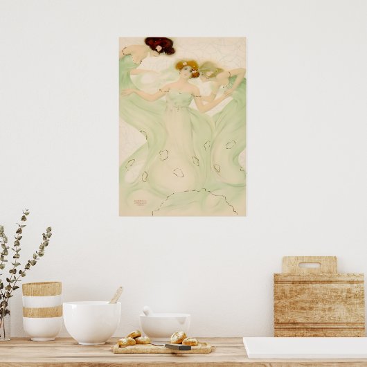 Mayflies van Raphael Kirchner Poster (Keuken)