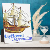 Mayflower Descendant Sailing Ship Fotoplaat (Zijkant)