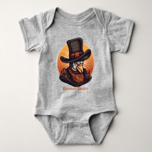 Mayflower Gobbler Romper (Voorkant)