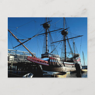 Mayflower II, Nationaal historisch landmerk, Plymo Briefkaart