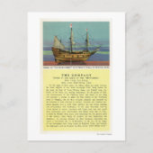 Mayflower Model Briefkaart (Voorkant)