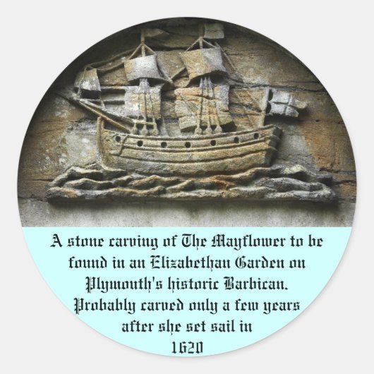 Mayflower - Stone Carving thandon stickers (Devant)