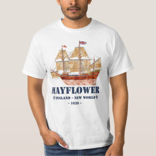 Mayflower Tall Ship - Engeland naar de Nieuwe Were T-shirt