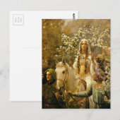 Maying of Queen Guinevere Briefkaart (Voorkant / Achterkant)