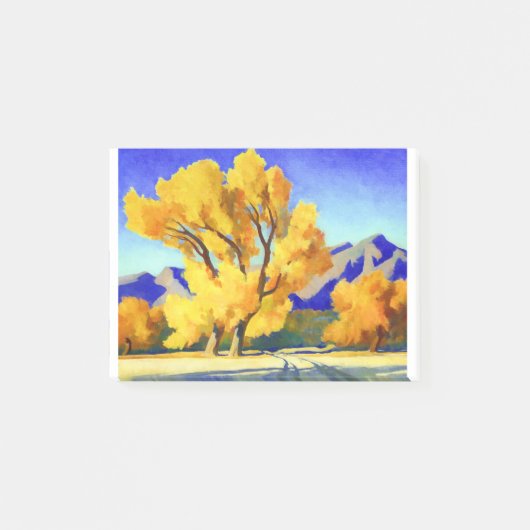 Maynard Dixon Desert Cottonwoods Post-it® Notes (Voorkant)