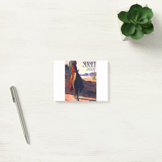 Maynard Dixon Sunset Juli Post-it® Notes (Kantoor)