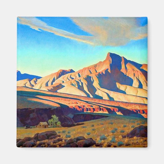 Maynard Dixon Thuis van de woestijnrat Magneet (Voorkant)