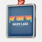 Mayo Lake North Carolina Metalen Ornament (Links)