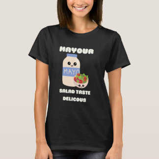mayo mayonaise mayonnaise cute kawaii mayo salad f t-shirt