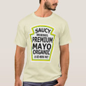 mayonnaise Packet Halloween Costume T-shirt (Voorkant)
