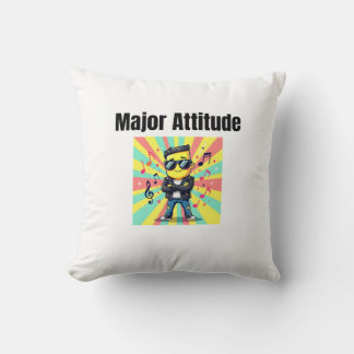 Mayor Attitude - Cool Confident Kid Cartoon with S Kussen
