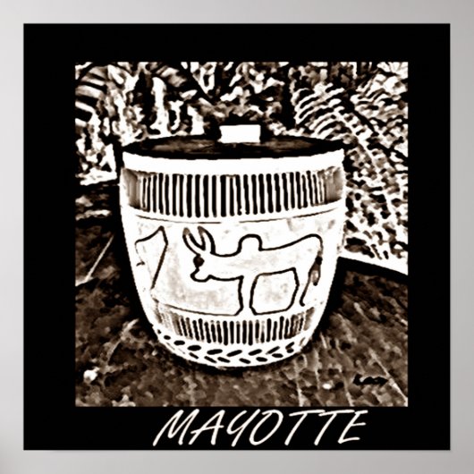 MAYOTTE ART POSTER (Voorkant)