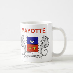 Mayotte Drapeau Céramique Café Mug