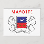 Mayotte Flag Briefkaart (Voorkant)