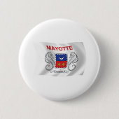 Mayotte Flag Button (Voorkant)