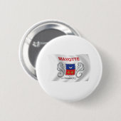 Mayotte Flag Button (Voorkant /achterkant)
