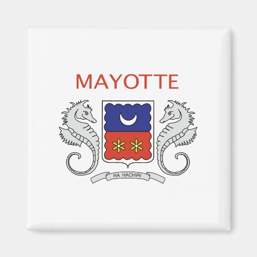 Mayotte Flag Magneet (Voorkant)