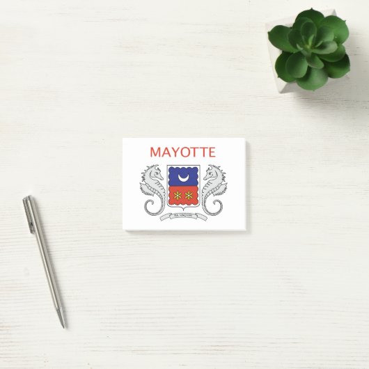 Mayotte Flag Post-it® Notes (Kantoor)