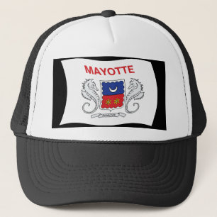Mayotte Vlag Hoed Trucker Pet