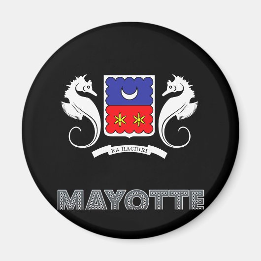 Mayottian Emblem Magneet (Voorkant)