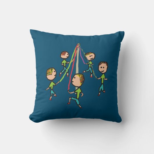 Maypole Dancing Kussen (Voorkant)