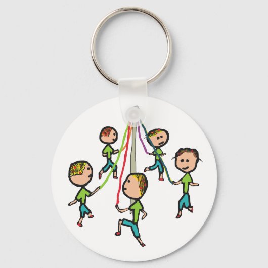Maypole Dancing Sleutelhanger (Voorkant)