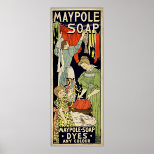 Maypole Soap Dyes Elke kleur Poster