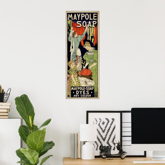 Maypole Soap Poster (Thuiskantoor)