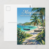 Mayreau Saint Vincent en de Grenadines Briefkaart (Voorkant / Achterkant)