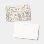 Mayrhofen badge (Voor- en achterkant)