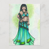 Maysun Belly Dancer Briefkaart (Voorkant)