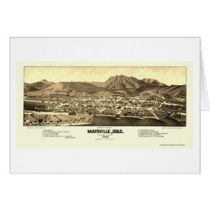 Maysville, CO Panoramic Map - 1882