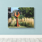 Mayville, North Dakota Prairie Dancers Canvas Afdruk (Insitu (Houten vloer))