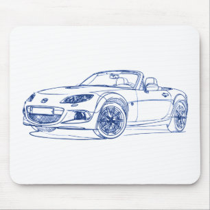 Maz Miata MX5 2013 Muismat