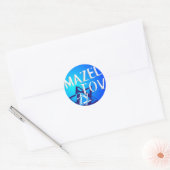 Mazal Tov Ronde Sticker (Envelop)