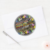 mazal tovs ronde sticker (Envelop)