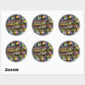 mazal tovs ronde sticker (Vel)