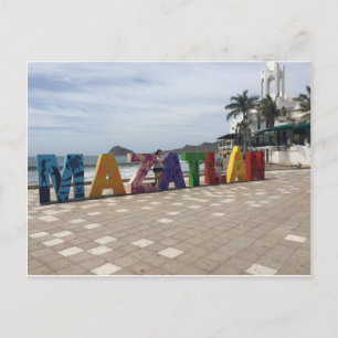 Mazatlán Mexico Logo City Briefkaart