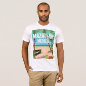 Mazatlán Mexico - strandreisposter T-shirt (Voorkant volledig)