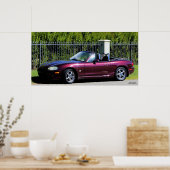 MAZDA MIATA (2000) SPECIALE EDITIE POSTER (Keuken)