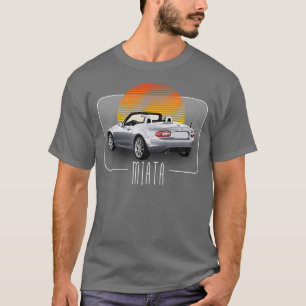Mazda Miata Retro Classic Lover Design T-shirt