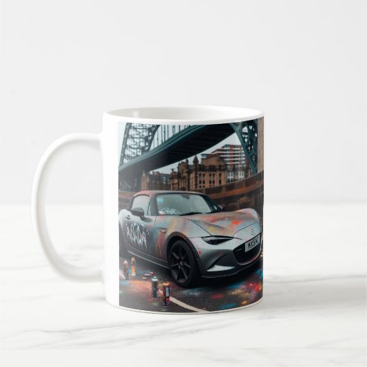 Mazda MX-5 Miata ND Gen 4 spray peint Mug (Gauche)