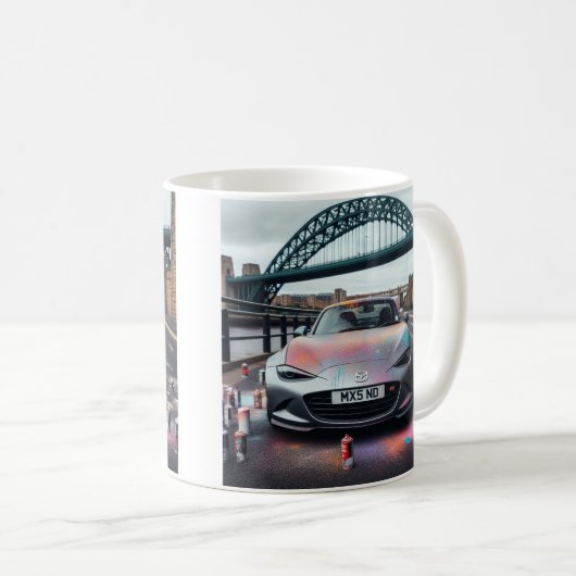 Mazda MX-5 Miata ND Gen 4 spray peint Mug (Devant droit)