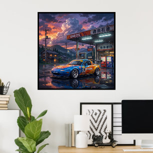 Mazda MX-5 Miata Toercar Poster