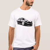Mazda RX7 Rotary Vector Afbeelding T-shirt (Voorkant)