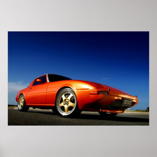 Mazda RX7 Rotor Poster (Voorkant)