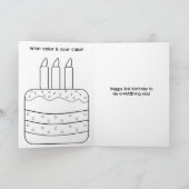 Maze Activité 3e carte d'anniversaire - Animaux (Intérieur)